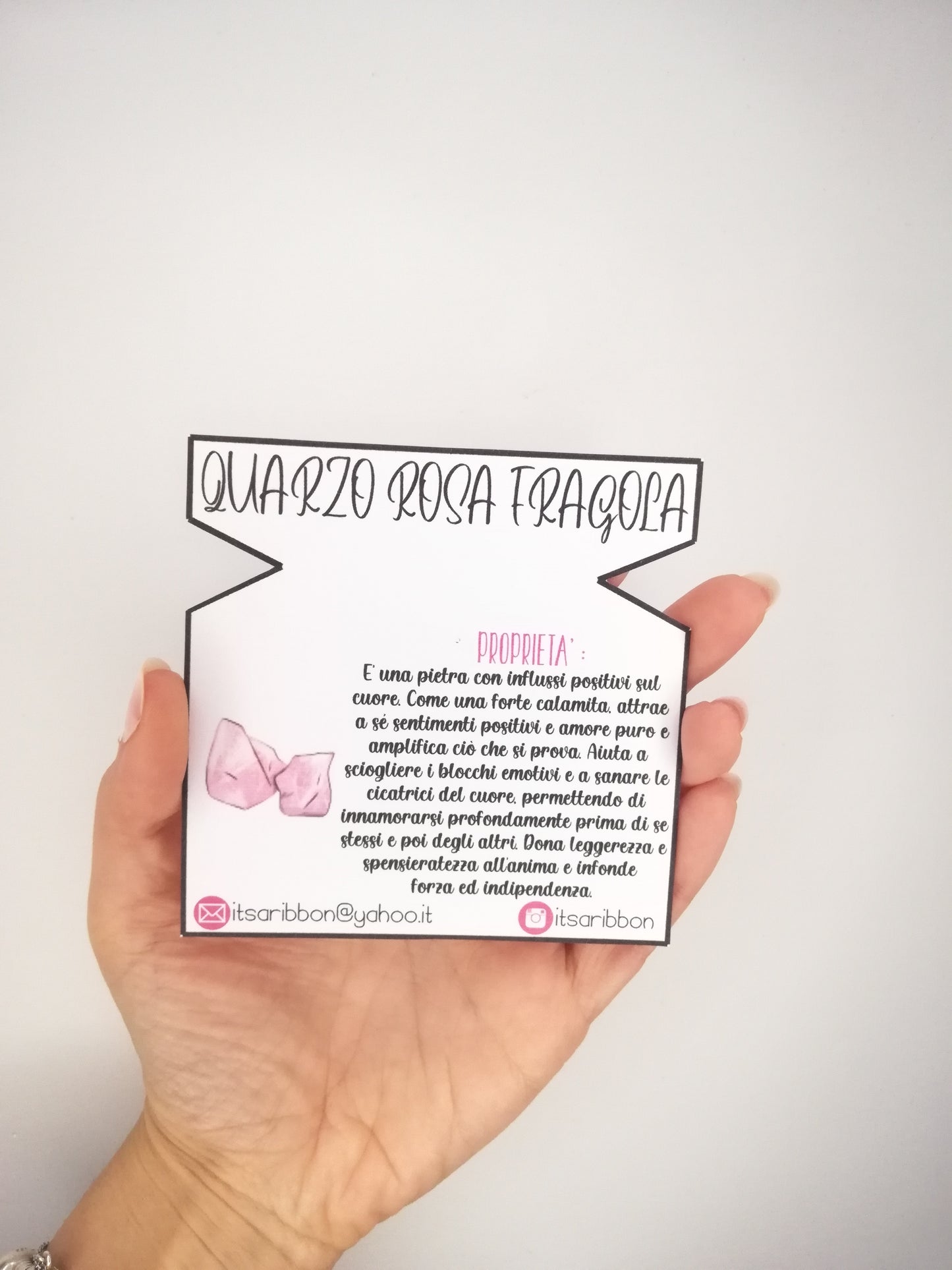 Quarzo rosa fragola