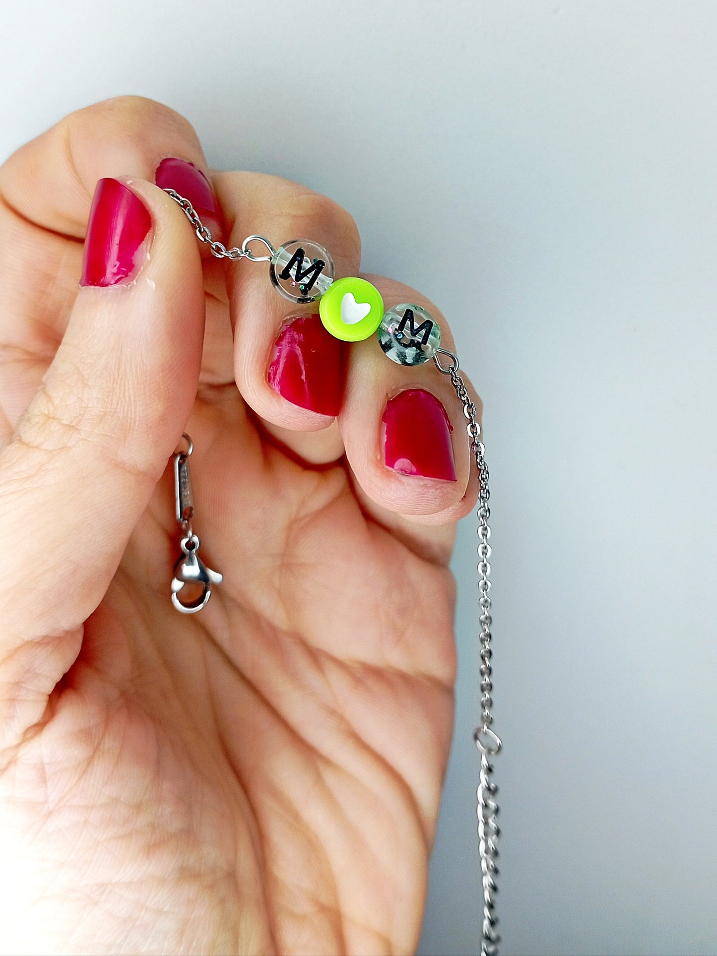 Mom collana o bracciale per la festa della Mamma