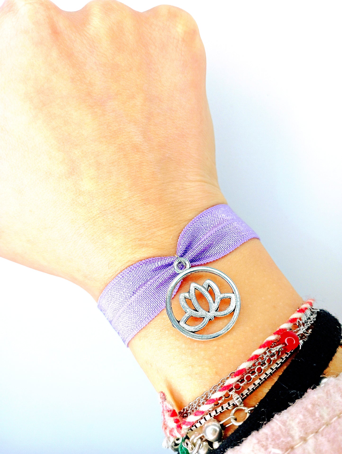 Bracciale con Fiore di Loto