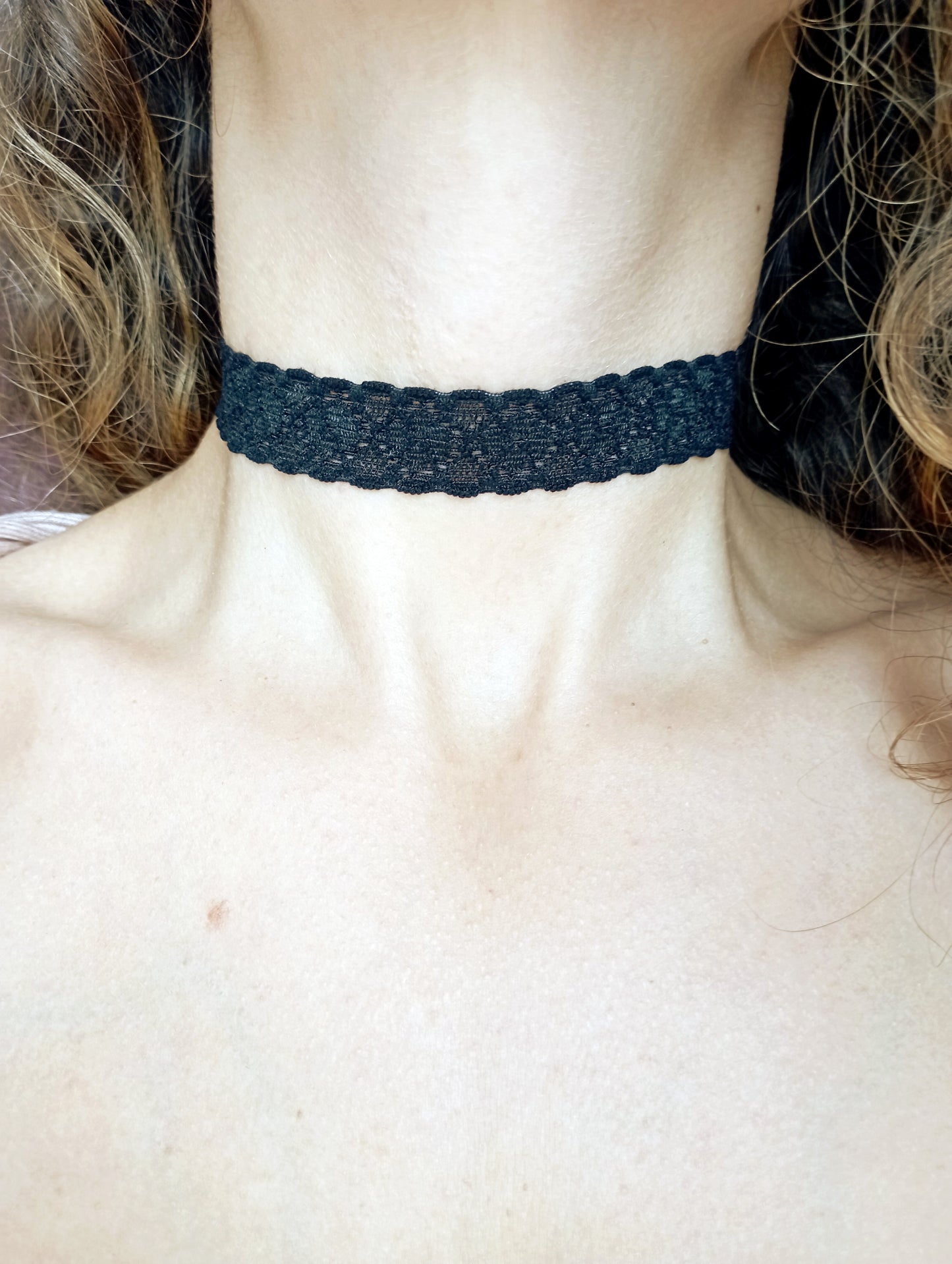 Choker Rosalia nero