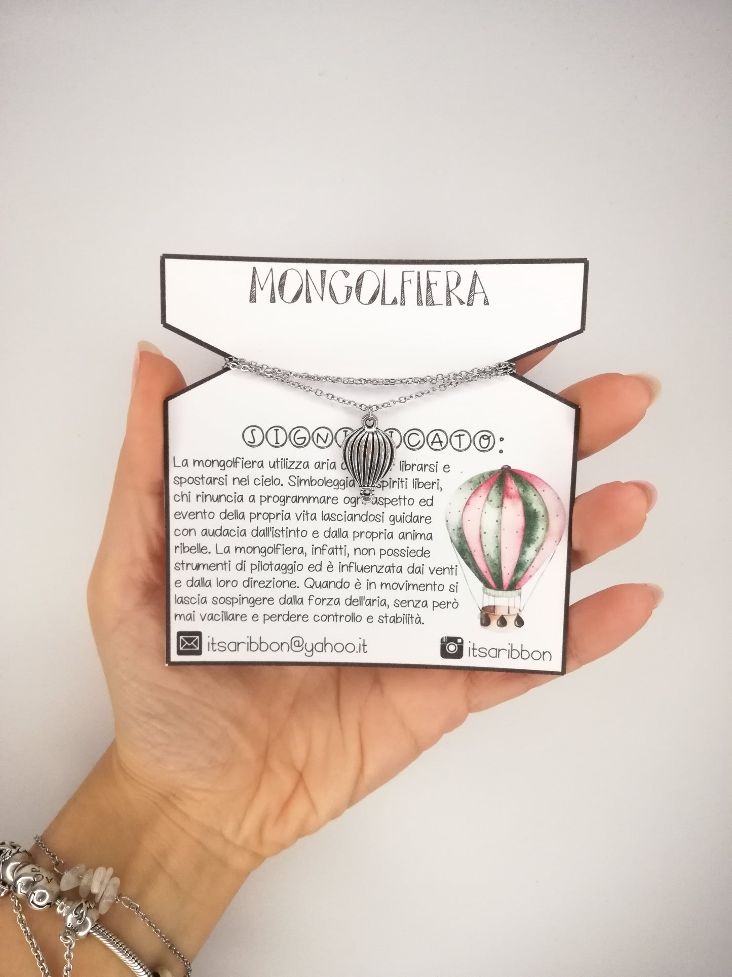 Collana con Mongolfiera