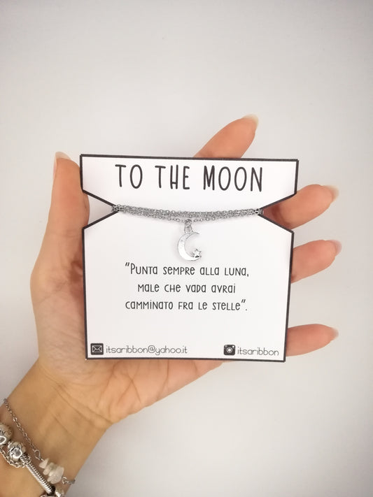 Collana con Luna, to the moon