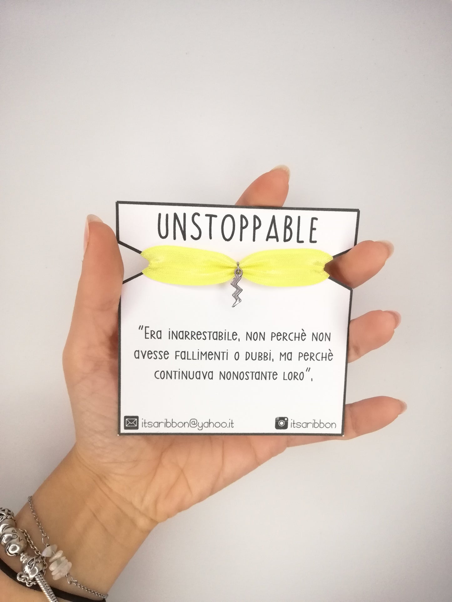 Bracciale con Fulmine Unstoppable