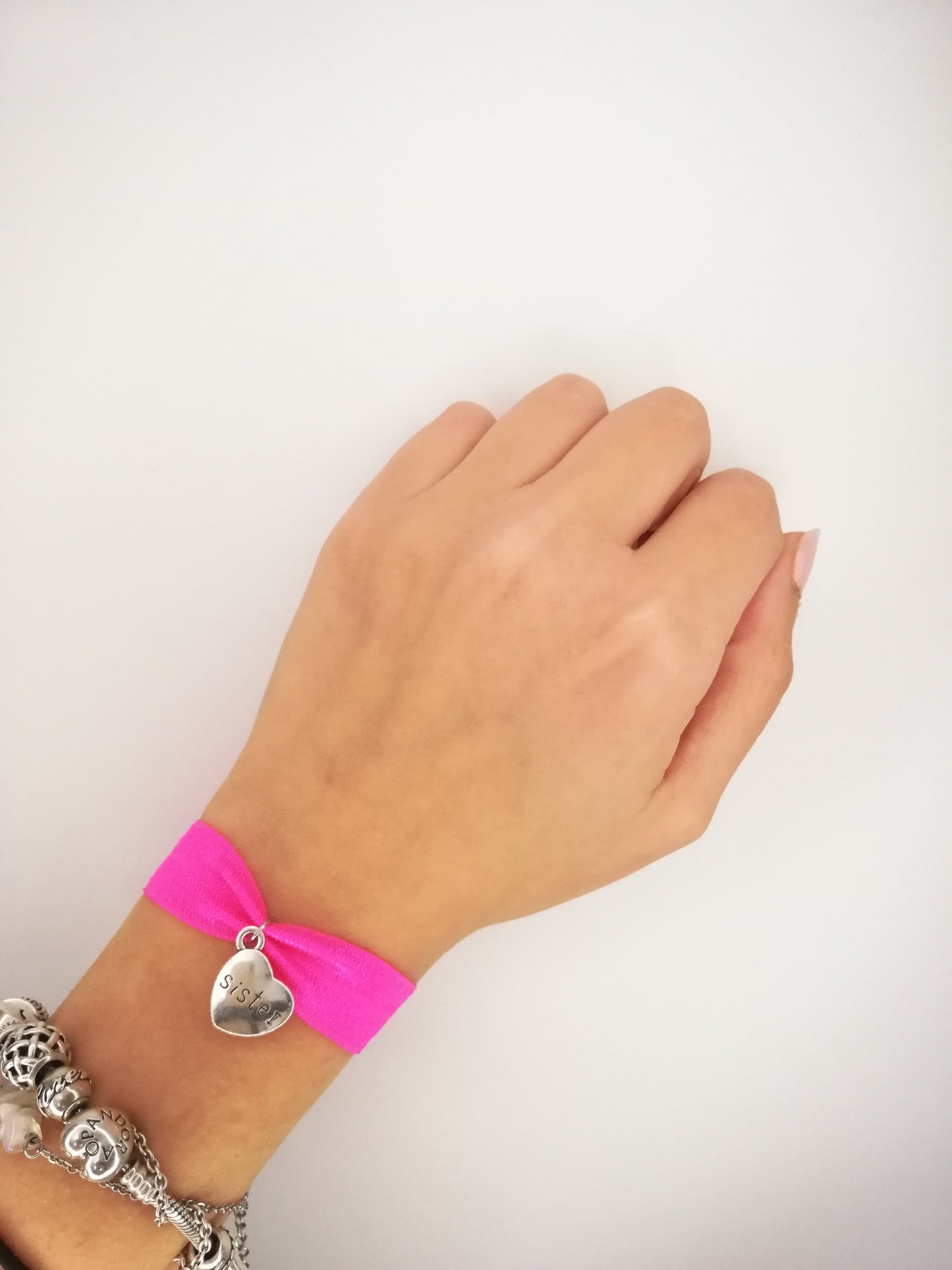 Bracciale con cuore Sister sorelle altalena