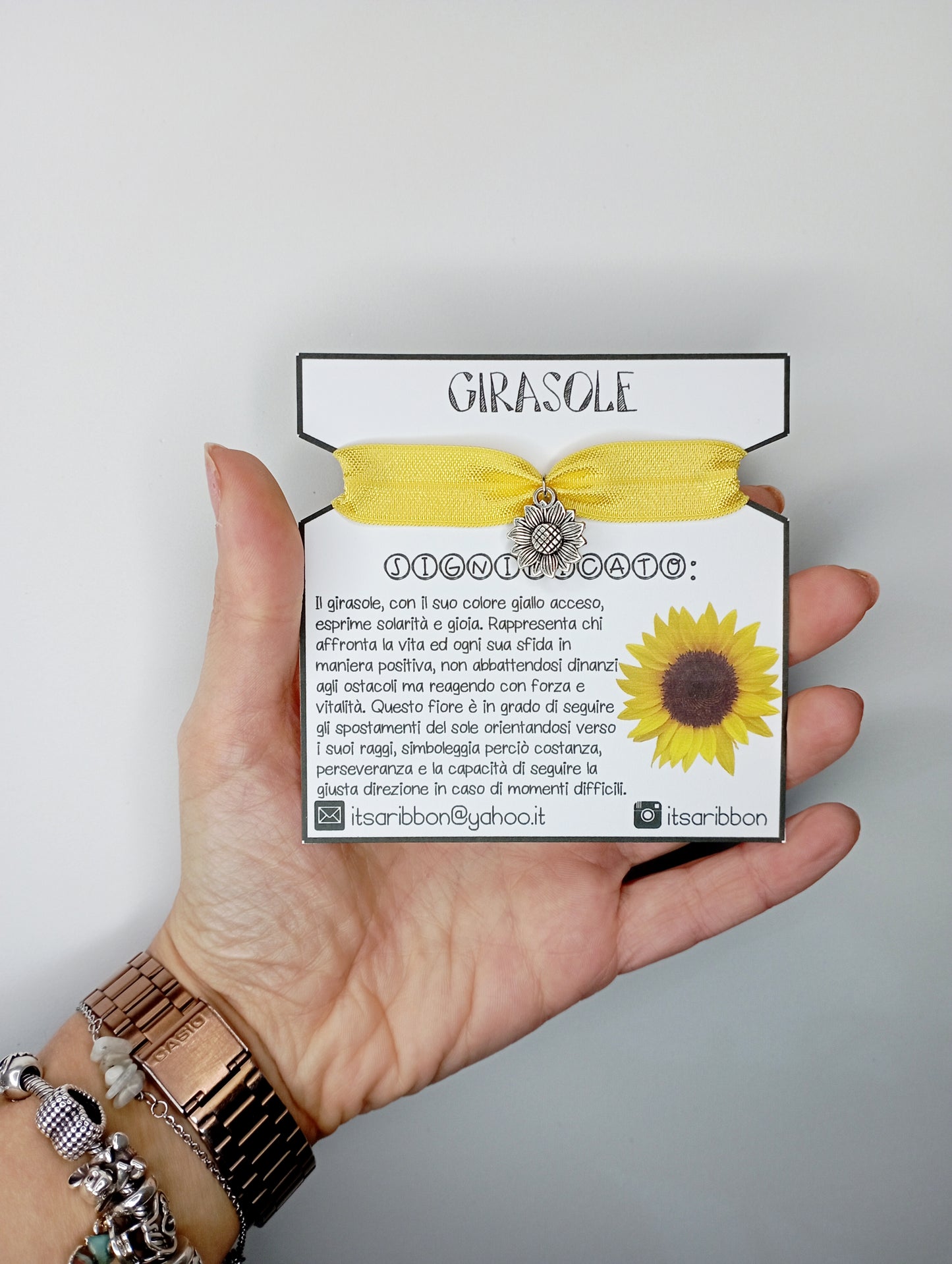 Bracciale con Girasole