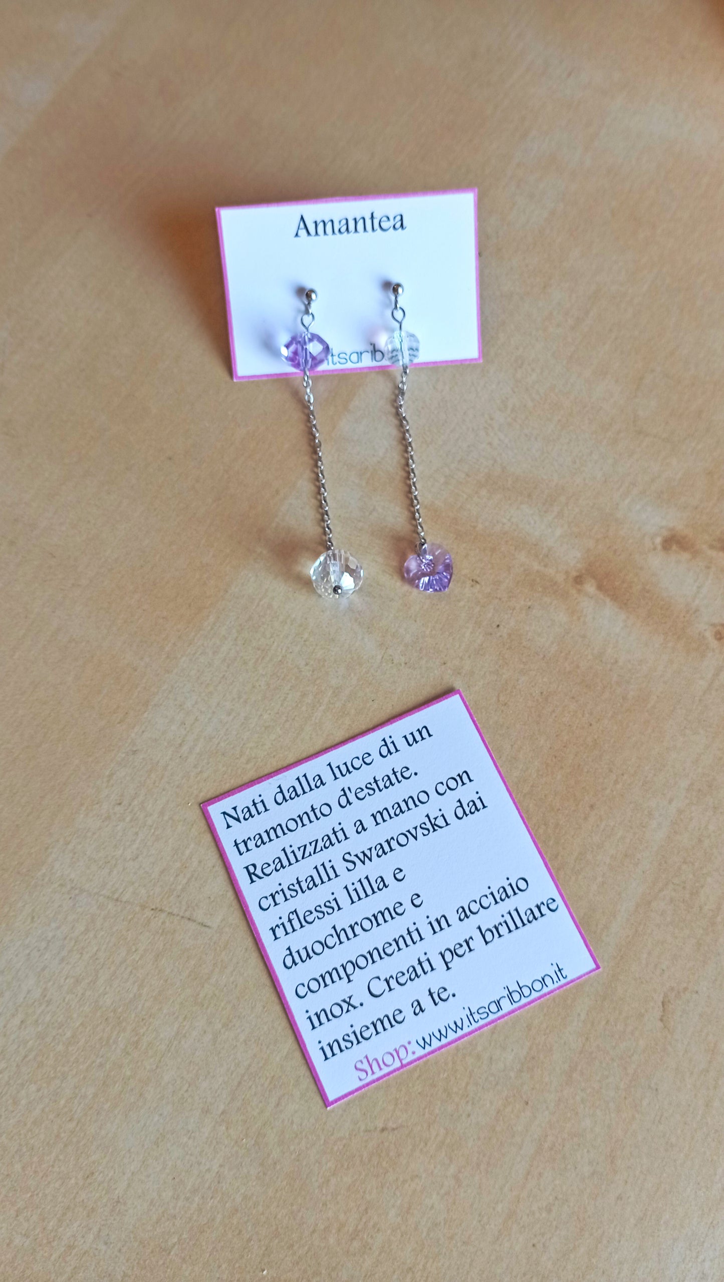 Orecchini pendenti Amantea 💜